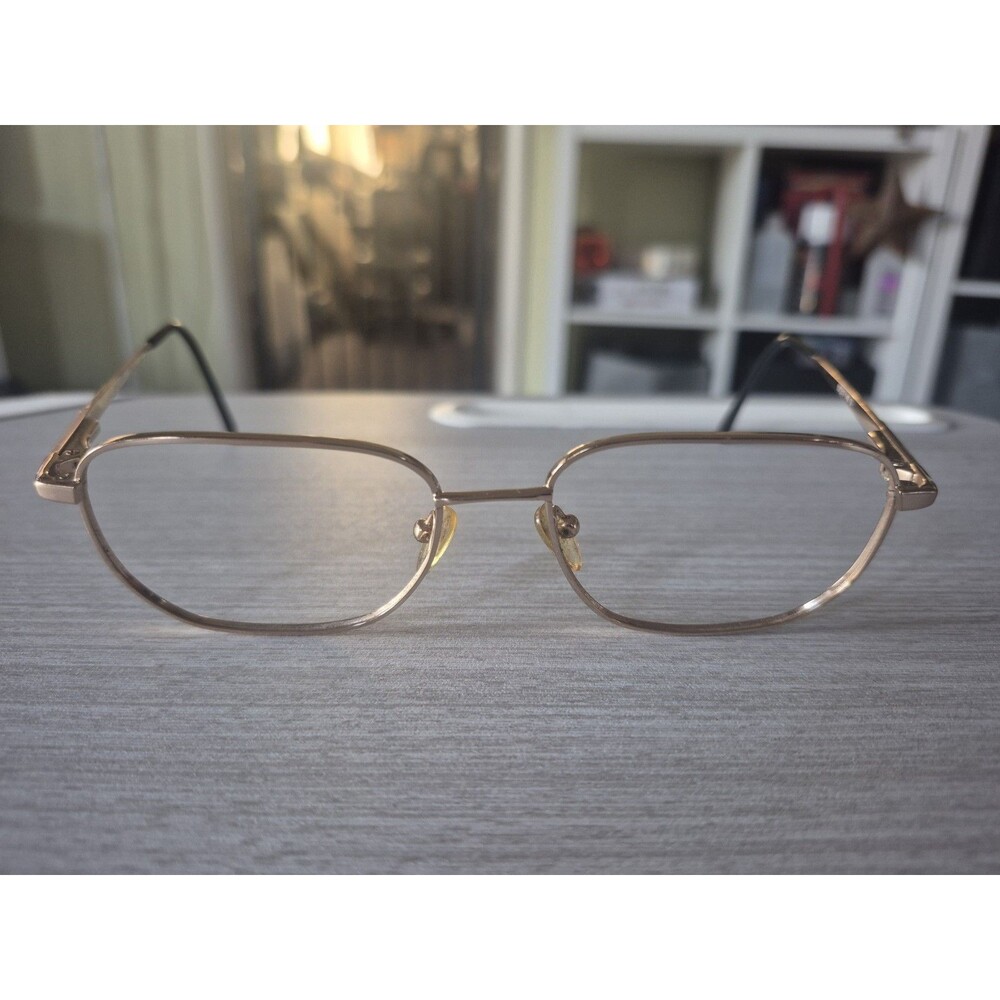 Discontinued Broadway Eyewear B722 G 53□17-140 Gold Metal Full Rim Frame Only